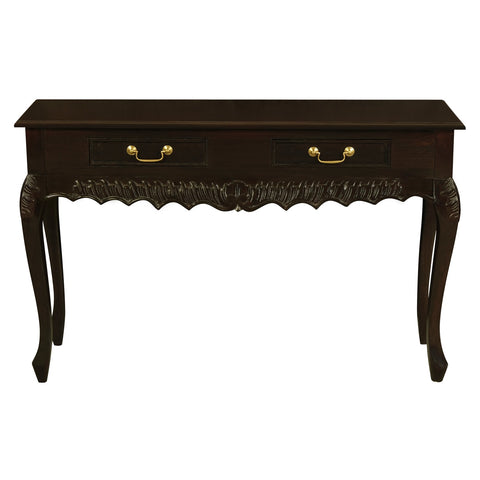 Jepara 2 Drawer Carved Sofa/Hall Table