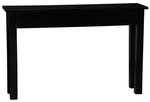 Tasmania 2 Drawer Straight Leg Sofa/Hall Table (Black)