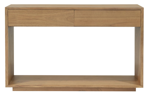 Oscar 2 Drawer Solid White Cedar Sofa Table