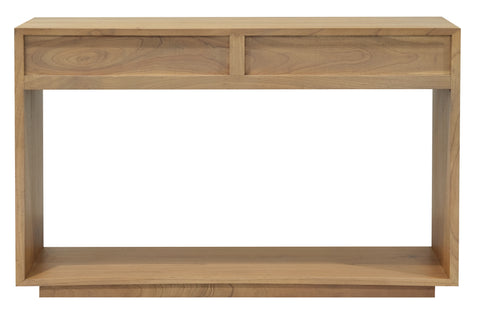 Oscar 2 Drawer Solid White Cedar Sofa Table