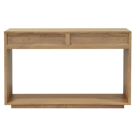 Oscar 2 Drawer Solid White Cedar Sofa Table