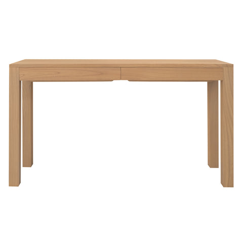 Amsterdam 2 Drawer Solid Mindi Wood Sofa Table (Natural)