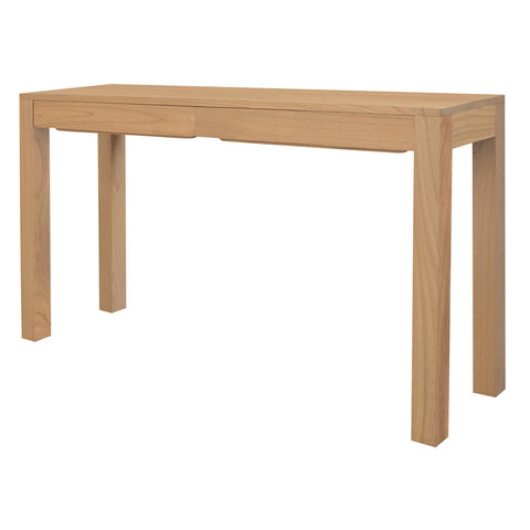 Amsterdam 2 Drawer Solid Mindi Wood Sofa Table (Natural)