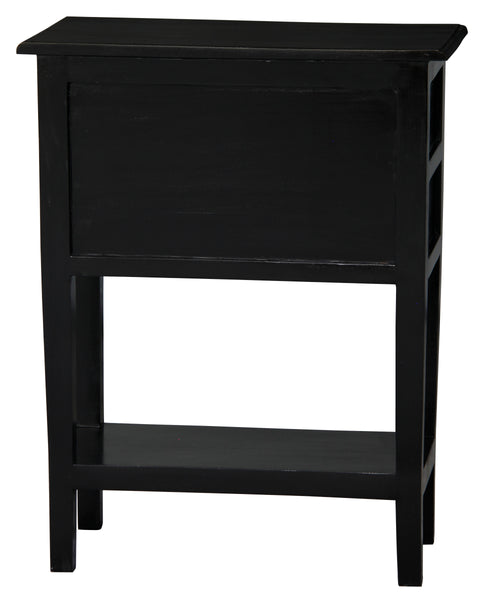 Tasmania 3 Drawer Sofa Table (Black)