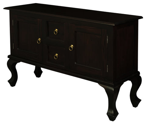 Queen Ann 2 Door 2 Drawer Sofa Table