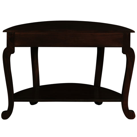 Cabriol Leg 1 Drawer Half Round Sofa Table