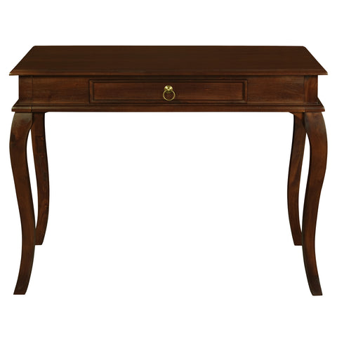 Queen Anne 1 Drawer Sofa Table (Mahogany)