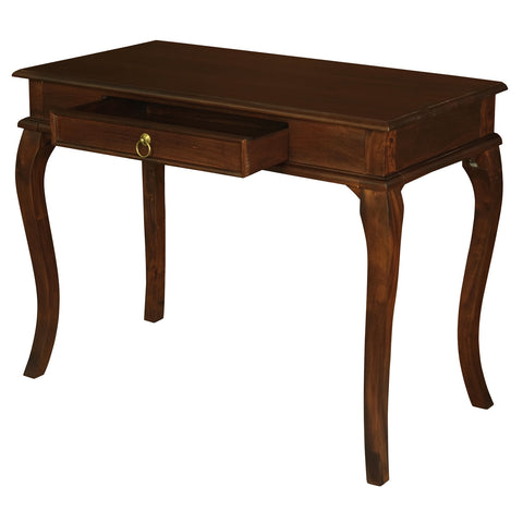 Queen Anne 1 Drawer Sofa Table (Mahogany)