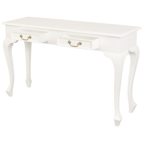 Queen Anne 2 Drawer Sofa Table