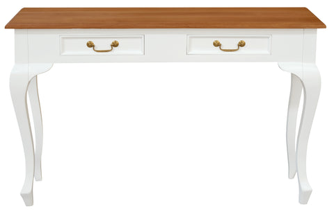 Queen Anne 2 Drawer Sofa Table