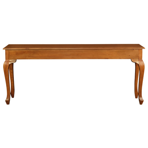 Queen Ann 3 Drawer Sofa Table