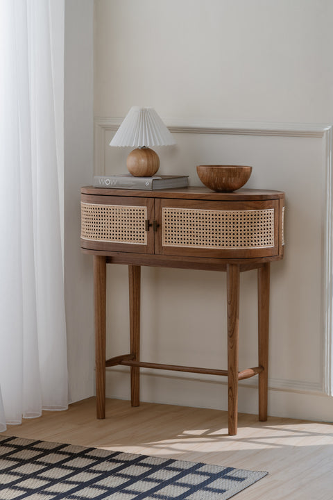 Kelly 2 Door Console Table (Almond)