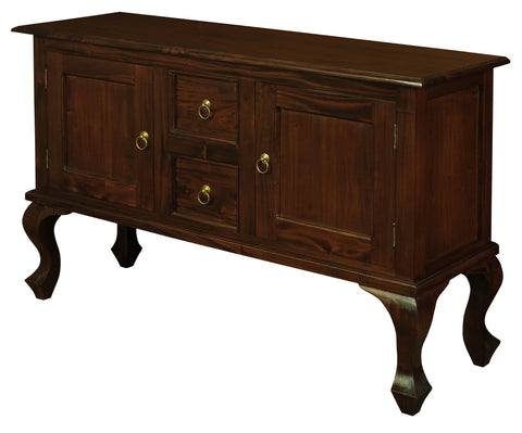 Queen Ann 2 Door 2 Drawer Sofa Table