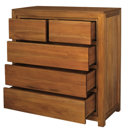 Amsterdam 5 Drawer Tallboy