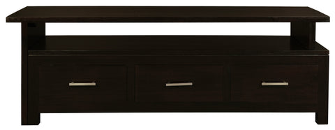 Paris/Milan 3 Drawer Extendable Entertainment Unit