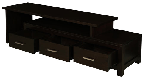 Paris/Milan 3 Drawer Extendable Entertainment Unit