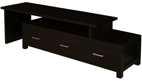 Paris/Milan 3 Drawer Extendable Entertainment Unit