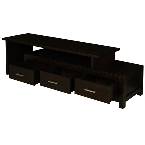 Paris/Milan 3 Drawer Extendable Entertainment Unit
