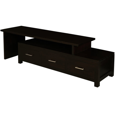 Paris/Milan 3 Drawer Extendable Entertainment Unit