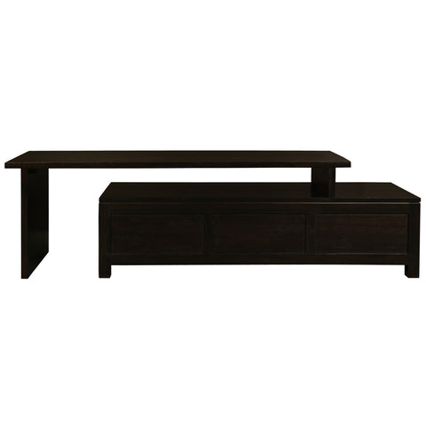 Paris/Milan 3 Drawer Extendable Entertainment Unit