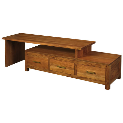 Paris/Milan 3 Drawer Extendable Entertainment Unit