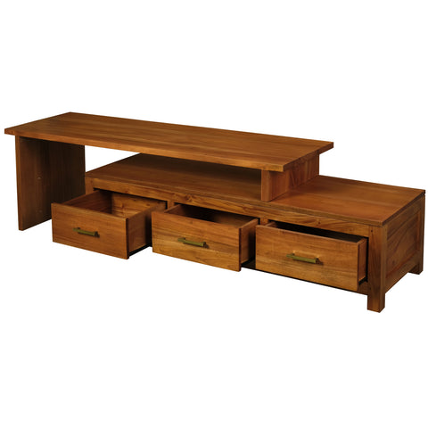 Paris/Milan 3 Drawer Extendable Entertainment Unit