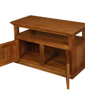 Tasmania 2 Door TV Stand (Light Pecan)