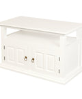 Tasmania 2 Door TV Stand (White)
