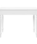Clara 1 Drawer Turn Leg Console Table (White)