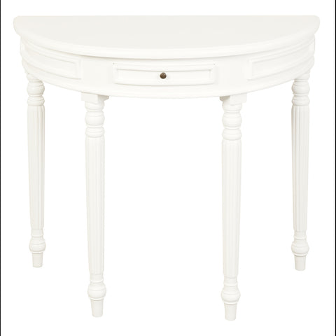 Nueva Turn Leg Half Round Sofa Table