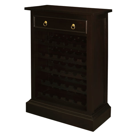 Tasmania 1 Drawer Wine Rack - 30 Bottles (Chocolate)