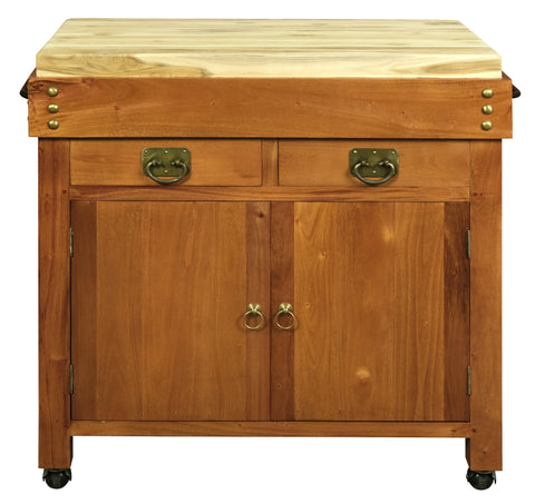 Heritage 2 Door 2 Drawer Butcher's Block