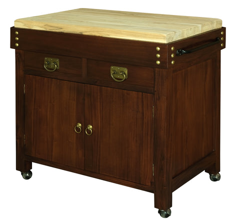 Heritage 2 Door 2 Drawer Butcher's Block